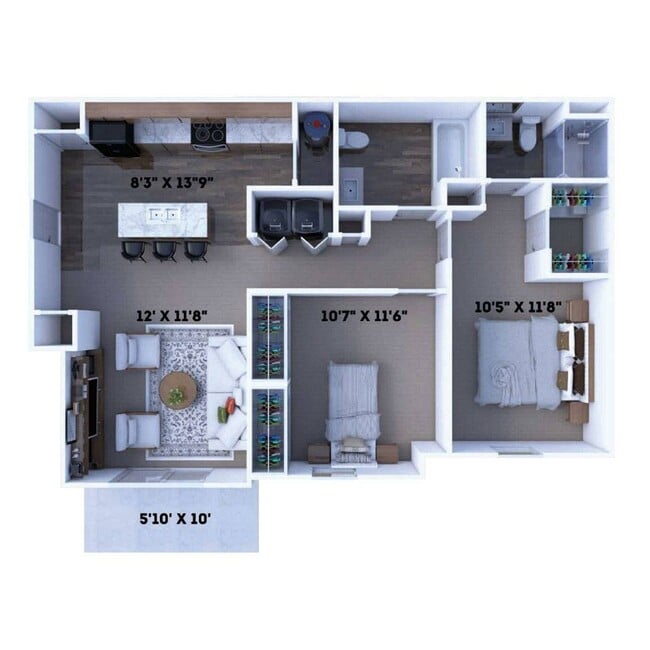 Floorplan - The Orchards Apartments