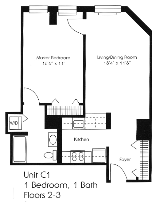 Floorplan - Portside Towers