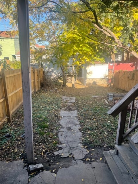 Fenced in backyard - 1331 Christy Ave