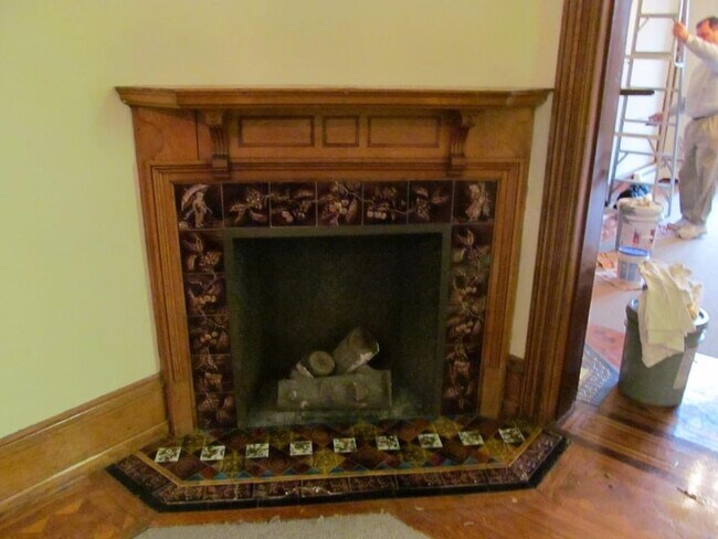 Dining room fireplace - 208 Main St