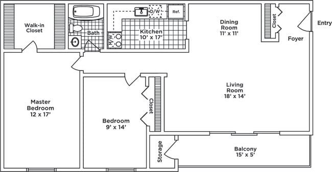 Floorplan - Hillsdale Manor