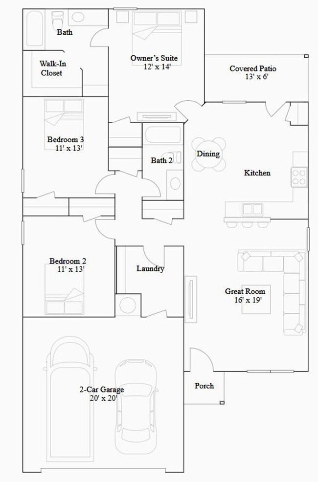 Building Photo - Stunning 3-Bedroom Ranch Home in Kendall Trails – New Construction