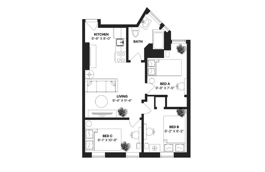 Building Photo - Room in Shared 3 bed/1 bath home