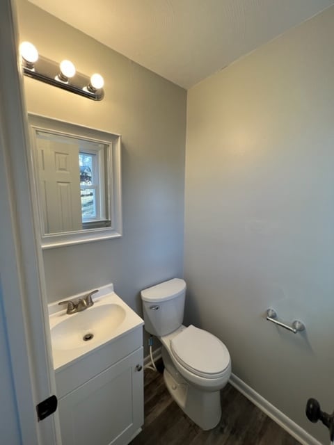 1/2 bath in Bedroom 1 - 163 Duke Rd
