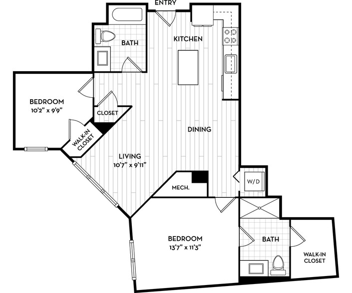 Interior Photo - Malden Square Apartments