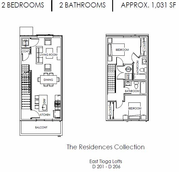 Floorplan - East Tioga Lofts