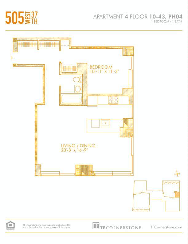 Floorplan - 505 W 37th St