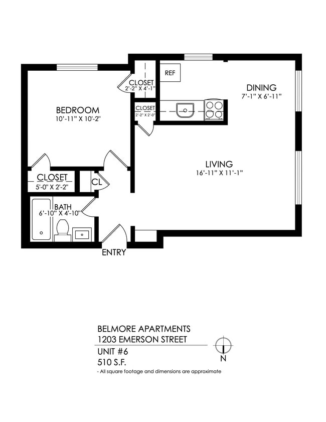 Floorplan - Belmore Apartments