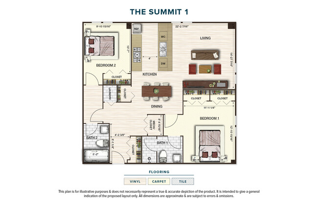 Floorplan - The Pinnacle @ 65