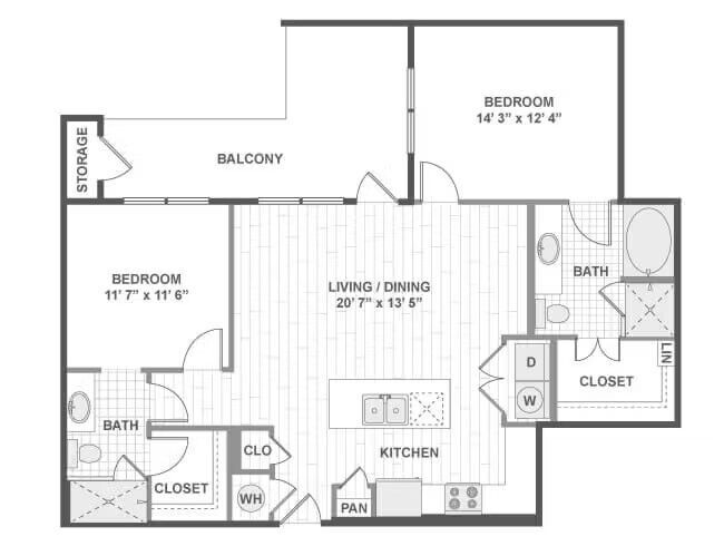 Floorplan - ALMA on Maple