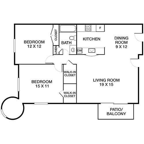 Floorplan - Royal Crest Warwick Apartment Homes