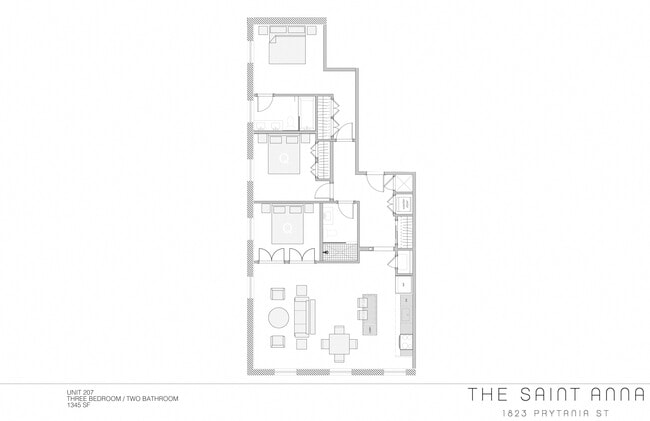 Floorplan - The Saint Anna