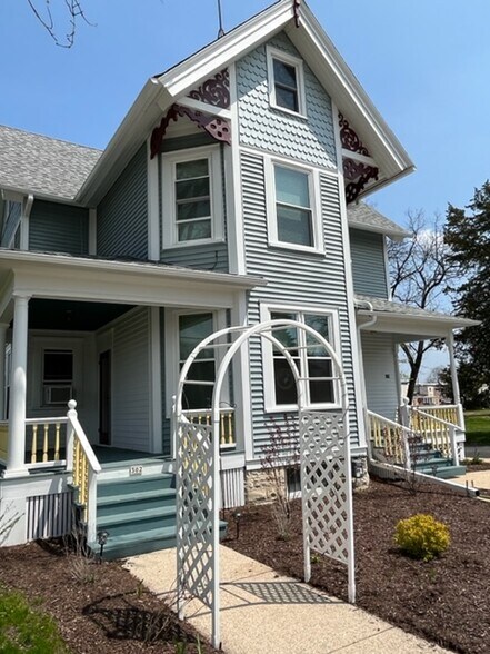 Front of Victorian, apart in the back - 304 Summit Ave