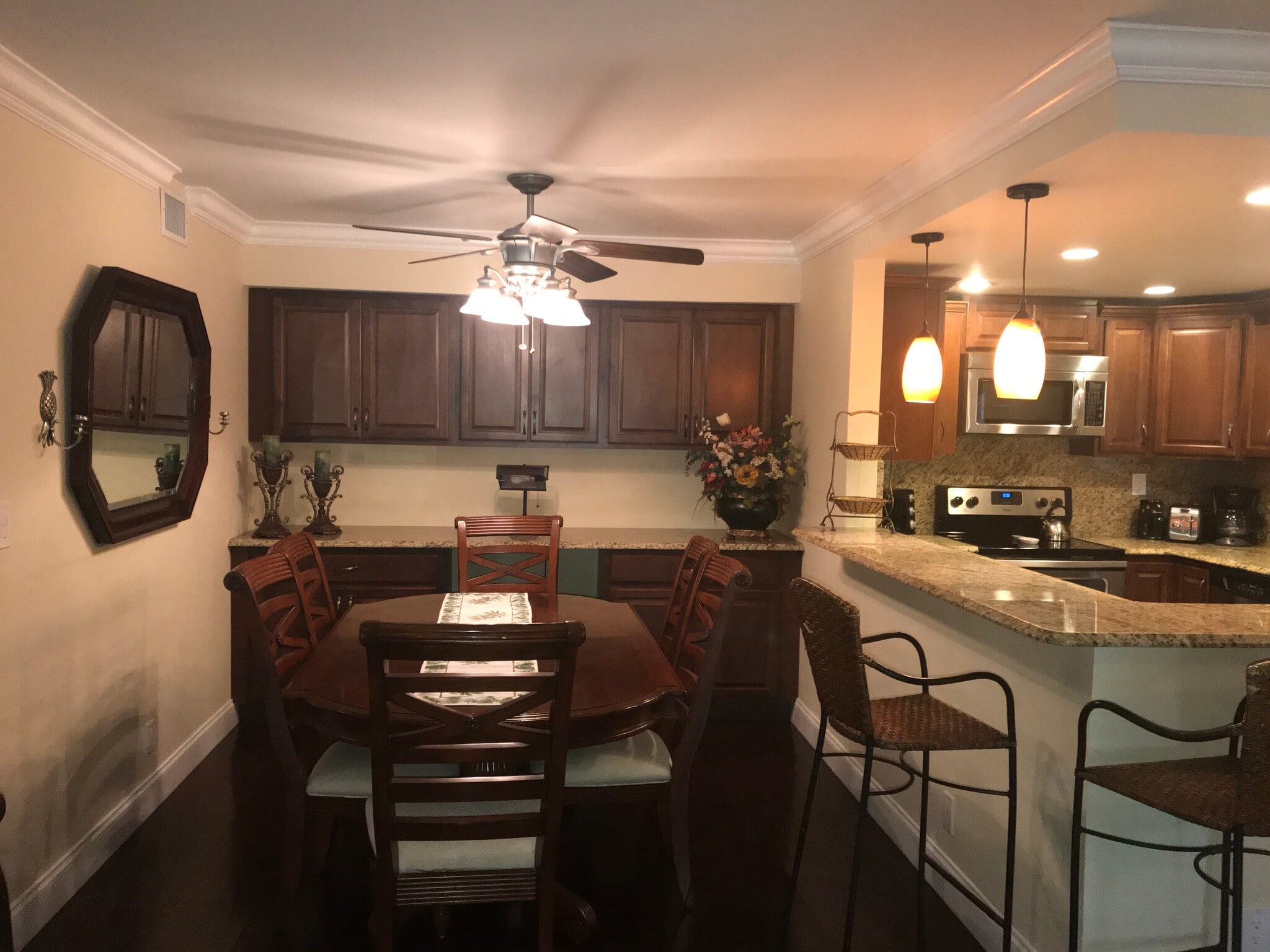 office built in dining room wall - 135 Deer Creek Blvd