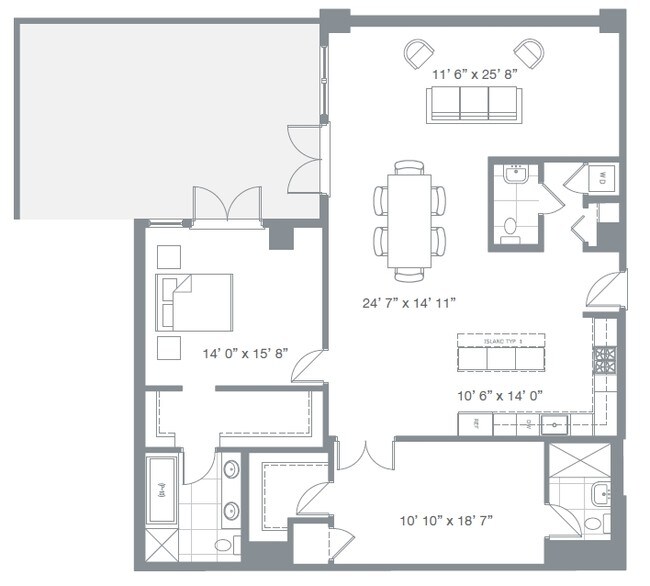 2BR/2.5BA - Watermark Condos