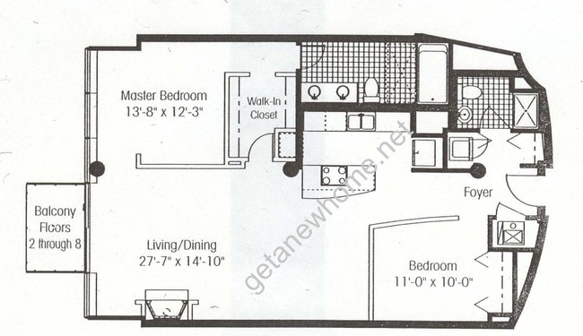 2BR/2BA - Metropolitan Place