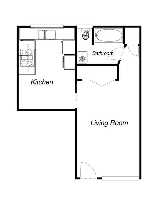 Floorplan - Benson Apartments