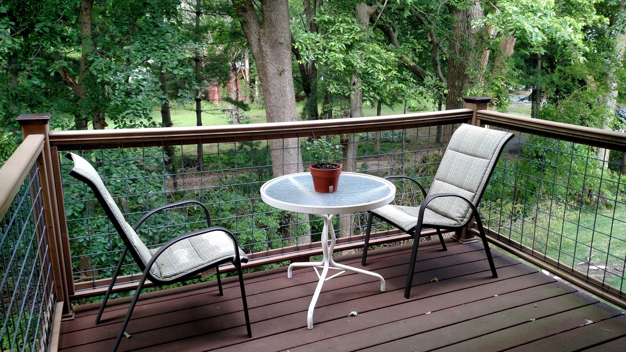 Each unit has a deck - 14711 N River Beach Dr