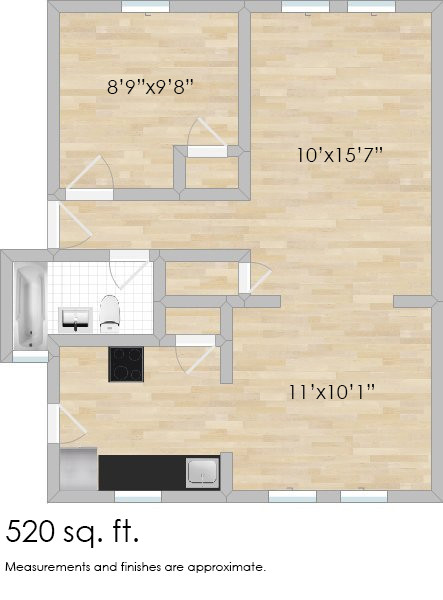 Floorplan - 504-508 S. Cuyler Ave.