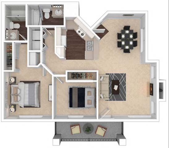 Floorplan - Clock Tower Village