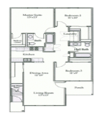 3BR/2BA - Maple Tree Apartments