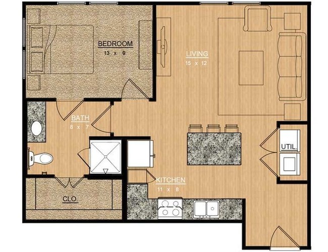 Floorplan - Magnolia at Bishop Arts