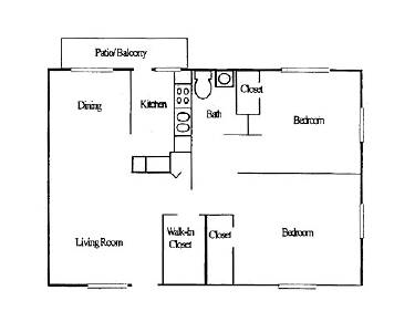 2 BR/1BA - Park Vista Apartments