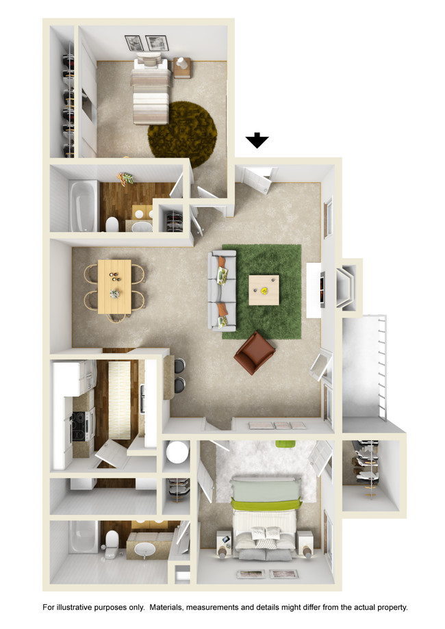 Floorplan - Willow Ridge Apartments