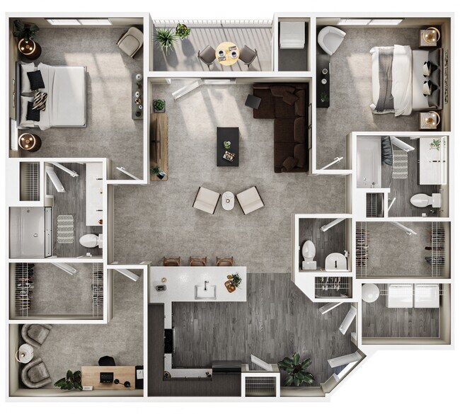 Floorplan - Altair Luxury Apartments