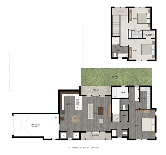 Floorplan - parcHAUS at Mustang Drive