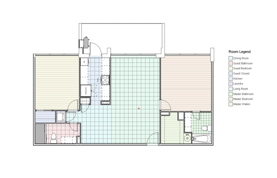 Floor Plan 403 - 2841 N Ocean Blvd