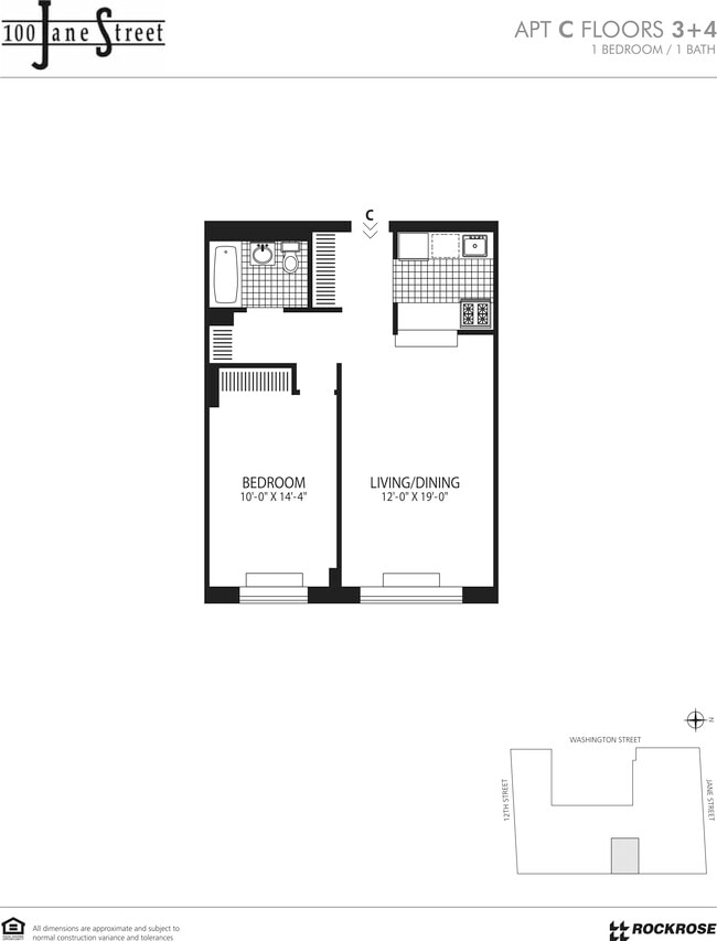 Floorplan - 100 Jane St
