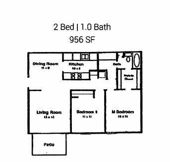 Floorplan - Jackson Valley Apartments