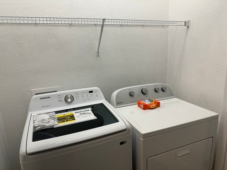 Separate laundry inside ,New washer and dryer - 10727 Standing Stone Dr