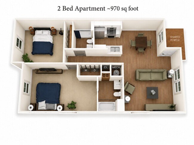 Interior Photo - 1604 W 5th St. Apartments