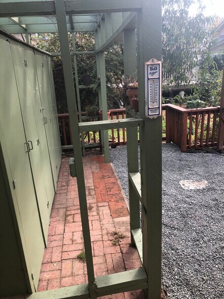 Small private, fenced-in yard with room for patio furniture and BBQ. - 2362 Meadow st