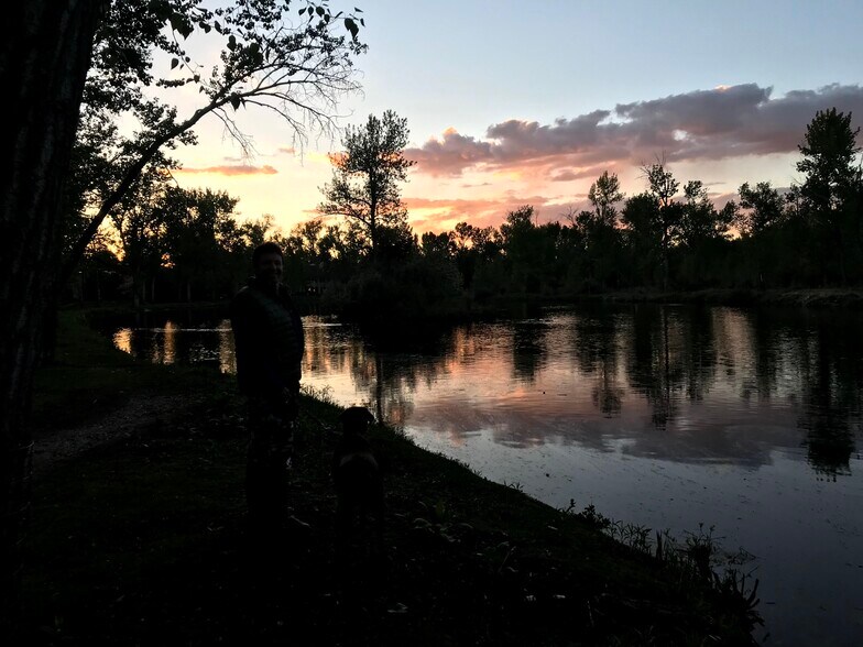 The sunset from the patio - 1923 S Teal Ln