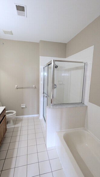 Master Bath with Shower and Linen Closet - 834 Dominick Ct
