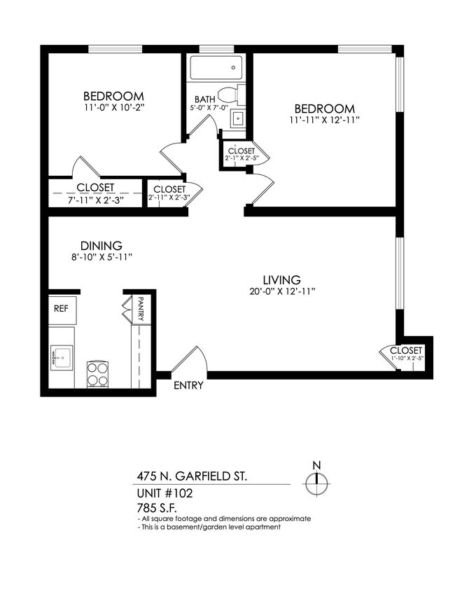 Floorplan - 475-501 Garfield