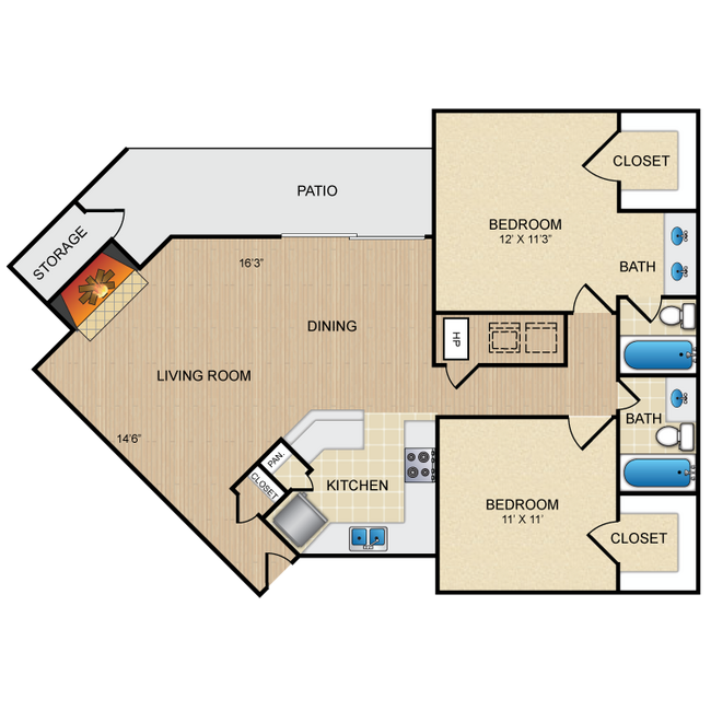 Floorplan - Avistar At The Oaks