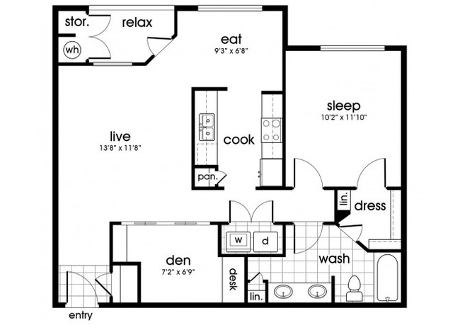 Floorplan - Parkway Senior Apartments