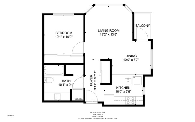 Floorplan - Landmark Apartments