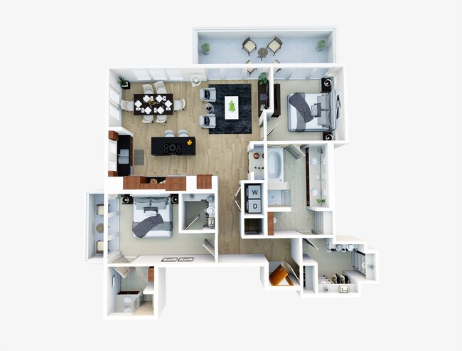 Floorplan - Wilshire Victoria Westwood Apartments