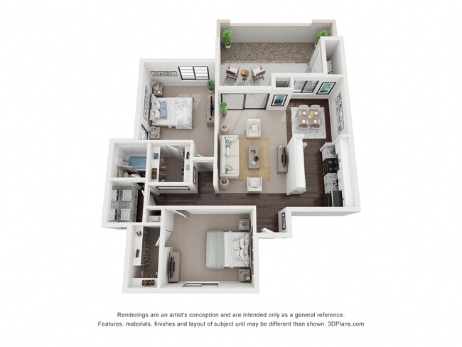 Floorplan - Vaseo Apartments