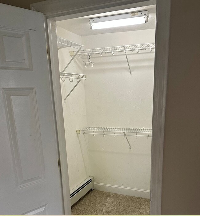 tons of space in this master BR closet - 19 Railroad St