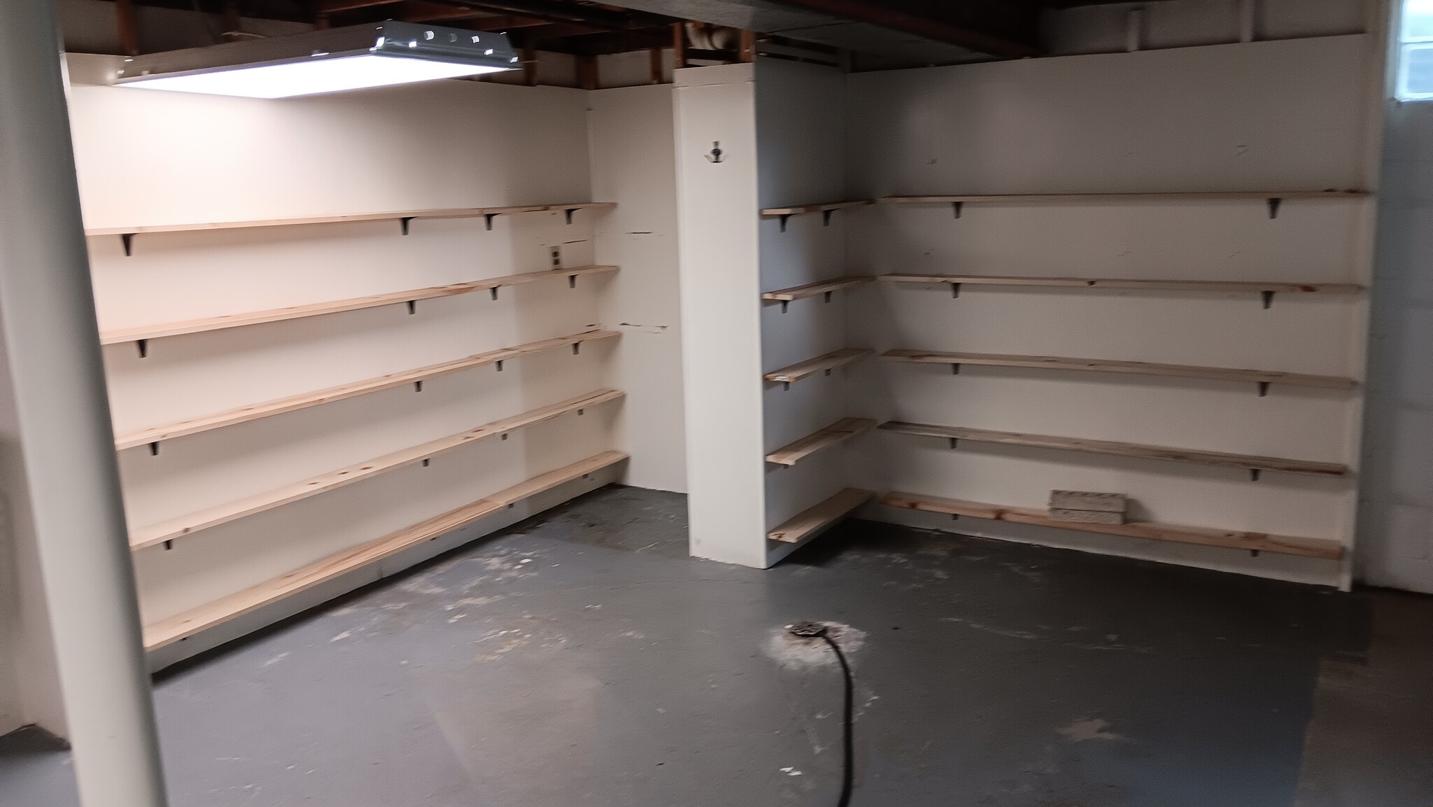 Downstairs Shelving - 7901 Daniel Ct