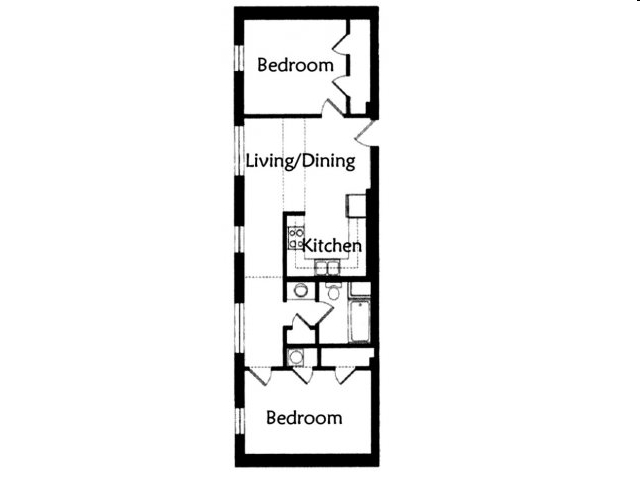 2BR/1BA - Chatham Woods Senior Apartments 55+