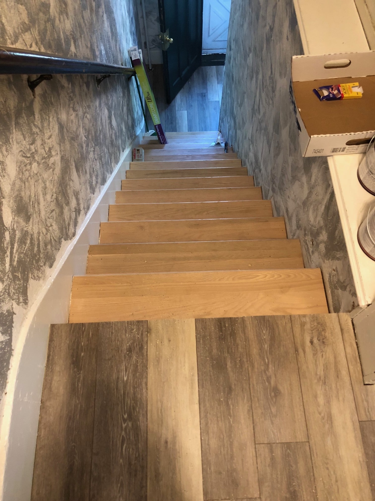Stairs to apartment - 48 Concord St