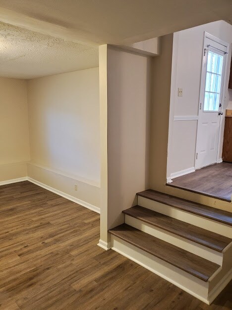 Stairs accessing laundry - 4460 Santa Barbara