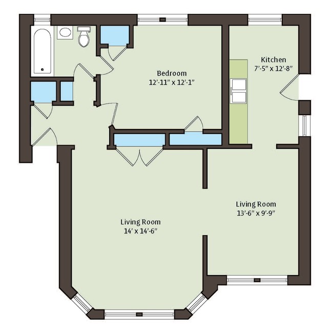 Floorplan - 5034-5046 S. Woodlawn Avenue